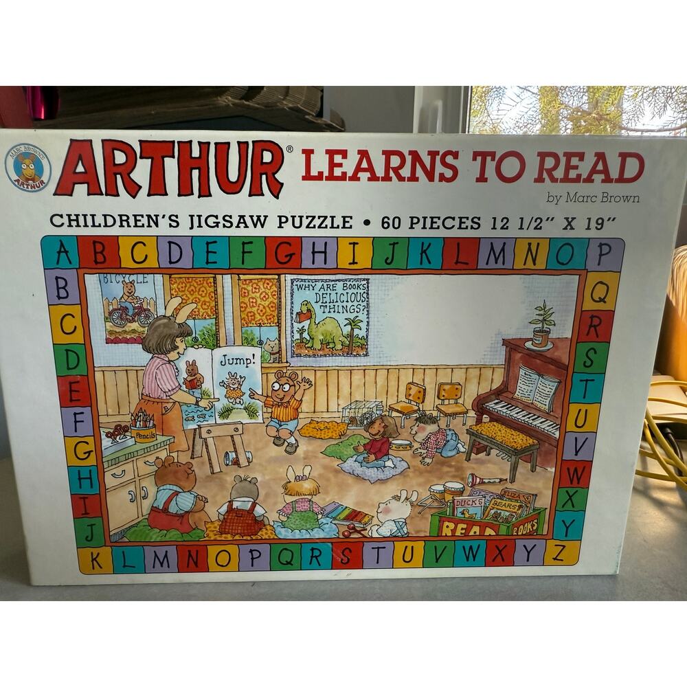 Arthur Goes To Lunch Jigsaw Puzzle Vintage - PBS Great Condition!